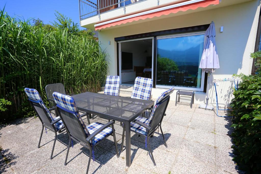 A balcony or terrace at Appartementhaus Franz Samonig