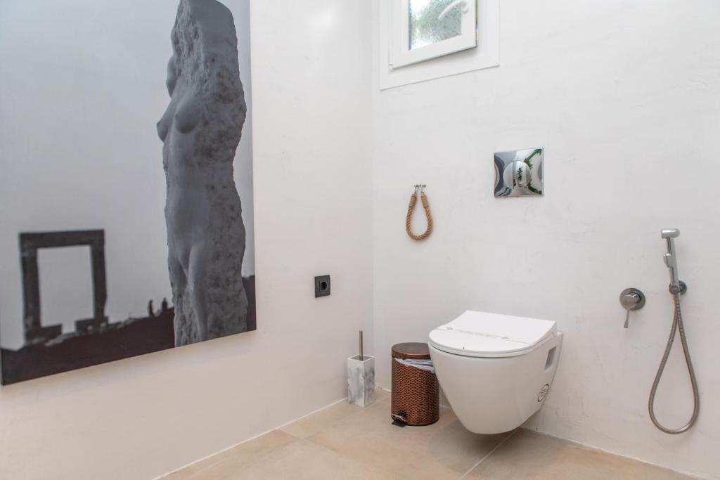 Kúpeľňa v ubytovaní Naxos Kalimera Apartments