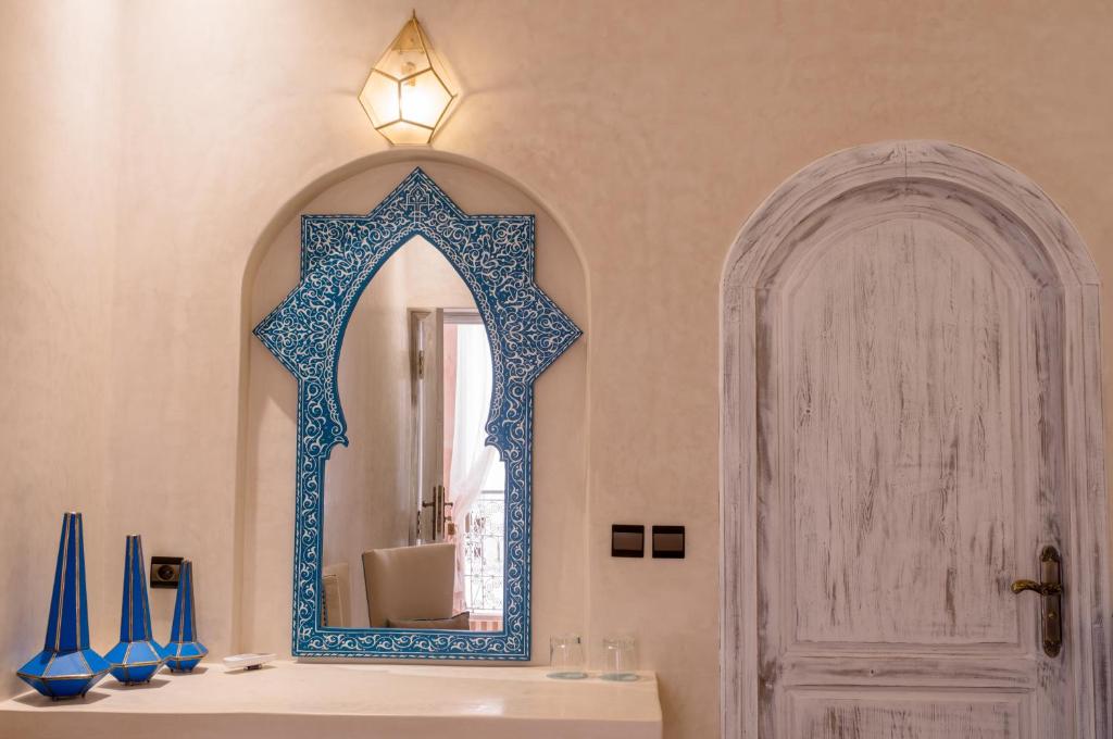 Koupelna v ubytování Riad Chebbi