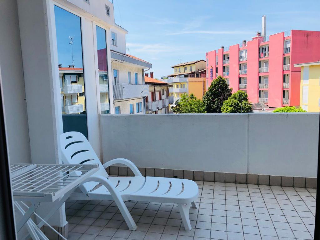 A balcony or terrace at Hotel Residence Sanremo
