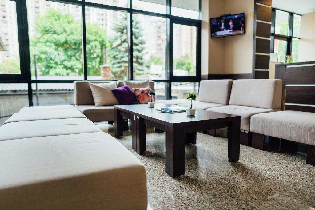 TV a/nebo společenská místnost v ubytování Hotel Walter