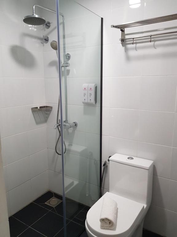 Koupelna v ubytování Bloommaze Boutique Hotel Klang
