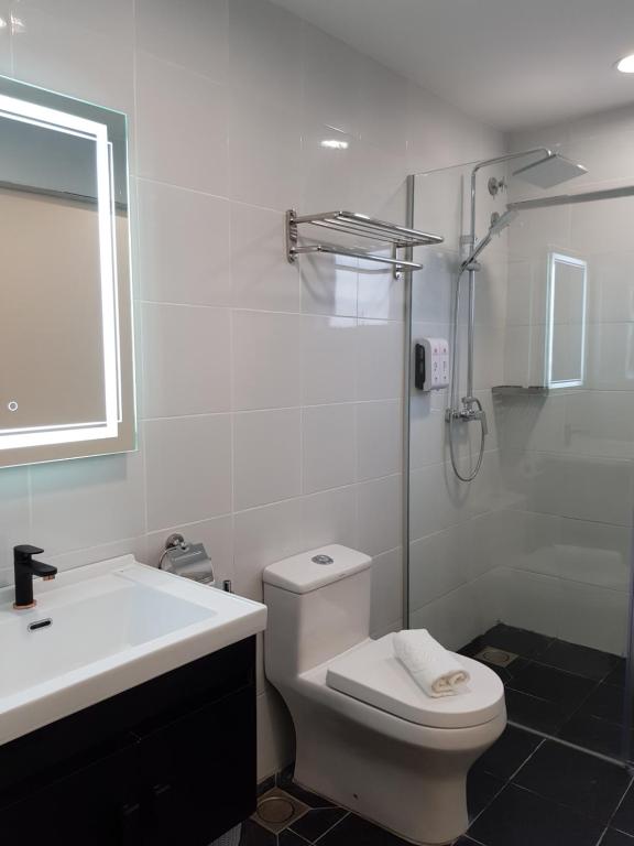 Koupelna v ubytování Bloommaze Boutique Hotel Klang