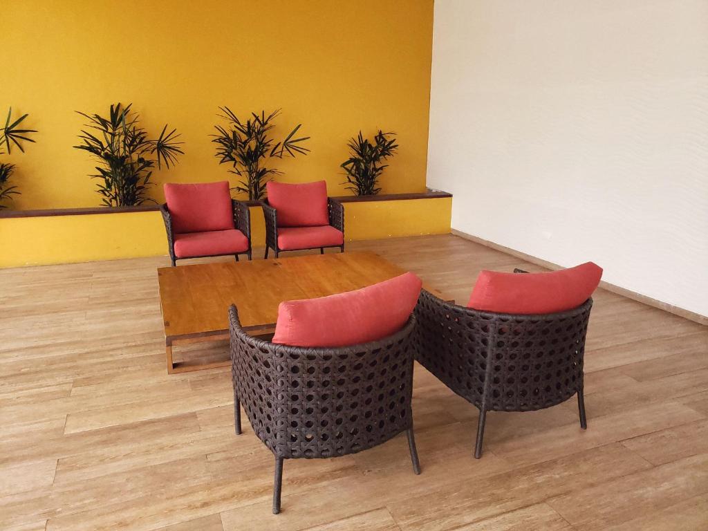 Posezení v ubytování Flats Enseada Delphin