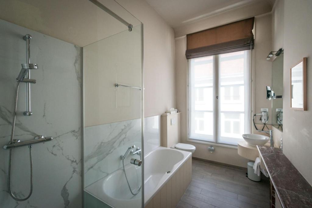 Koupelna v ubytování Hotel Jan Brito