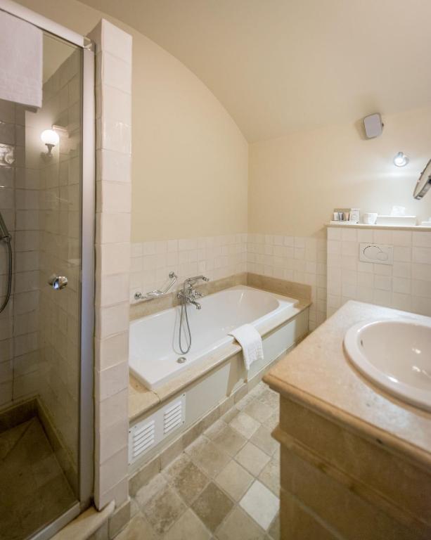 Koupelna v ubytování Hotel Jan Brito