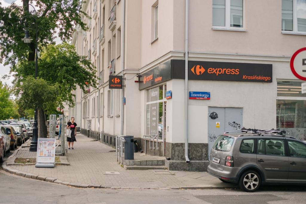 Fotografia z galérie ubytovania Metro Plac Wilsona Apartment vo Varšave
