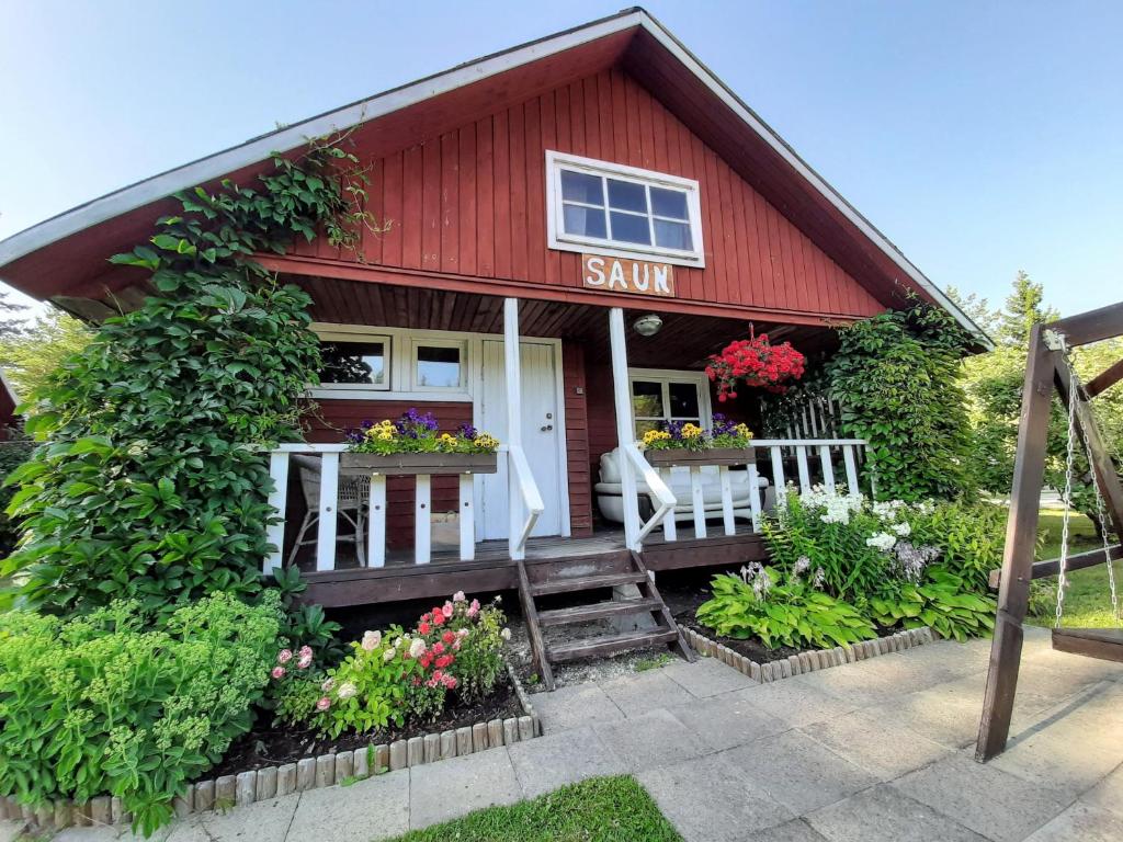 Zahrada ubytování Nõva Madise Guesthouse