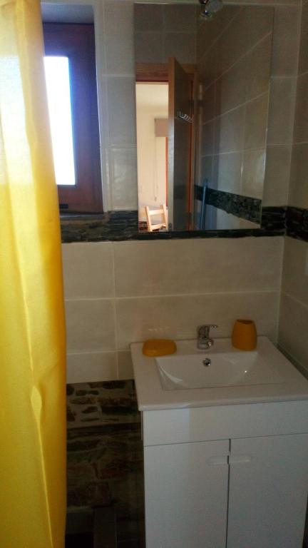 Koupelna v ubytování Casas dos Carregais