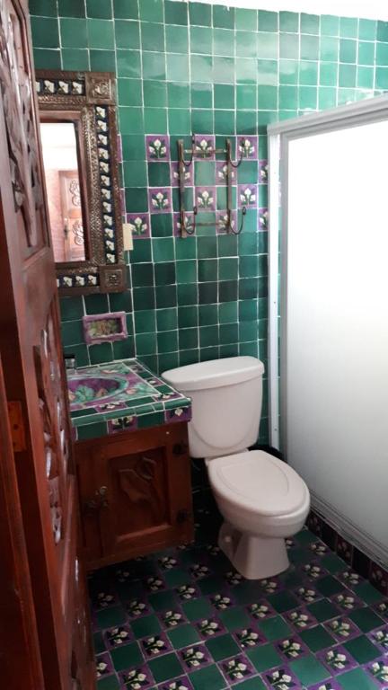 Koupelna v ubytování Hotel No Que No