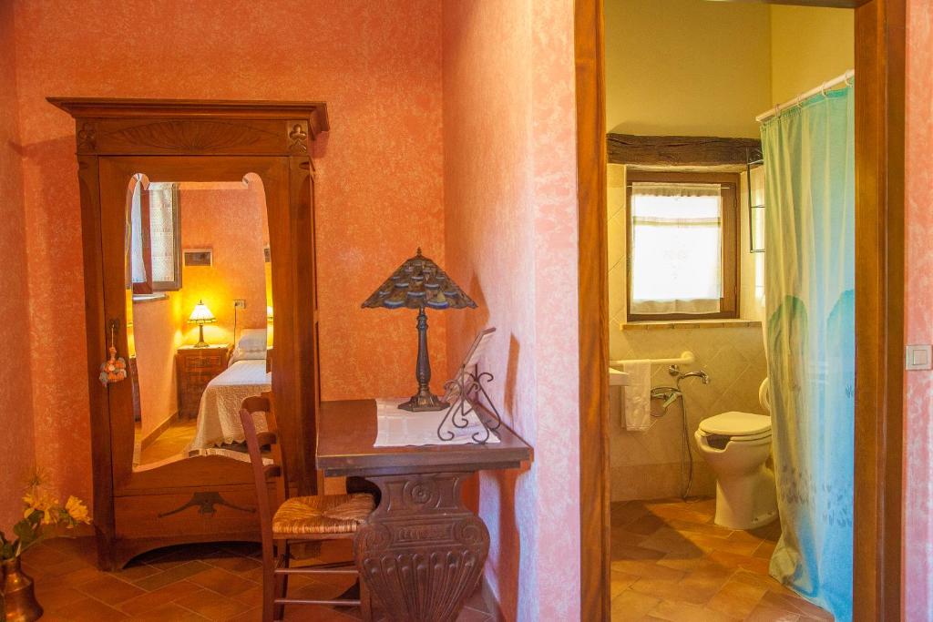 Łazienka w obiekcie Agriturismo Bio Tra Cielo e Terra