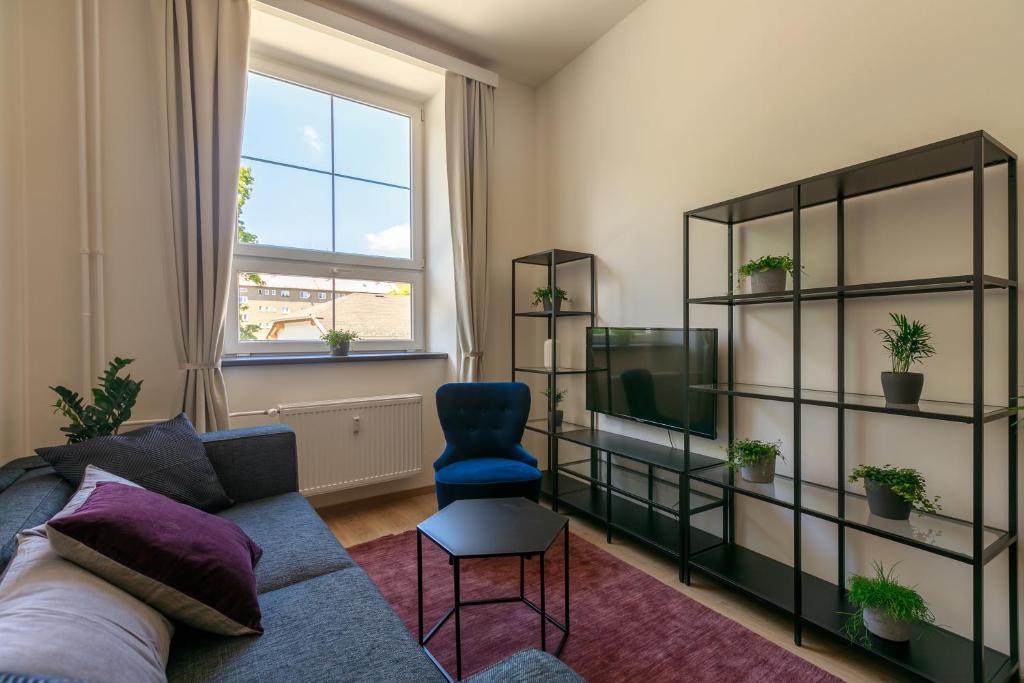 Posezení v ubytování Avantgarde apartments