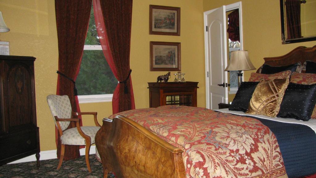 Yosemite Rose Bed and Breakfast - Chambre Queen Avec Vue Sur Le Jardin