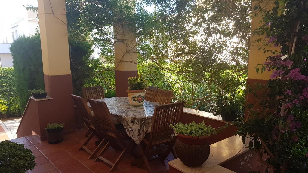 En have udenfor Monolocale e Bilocale Villa Adelaide