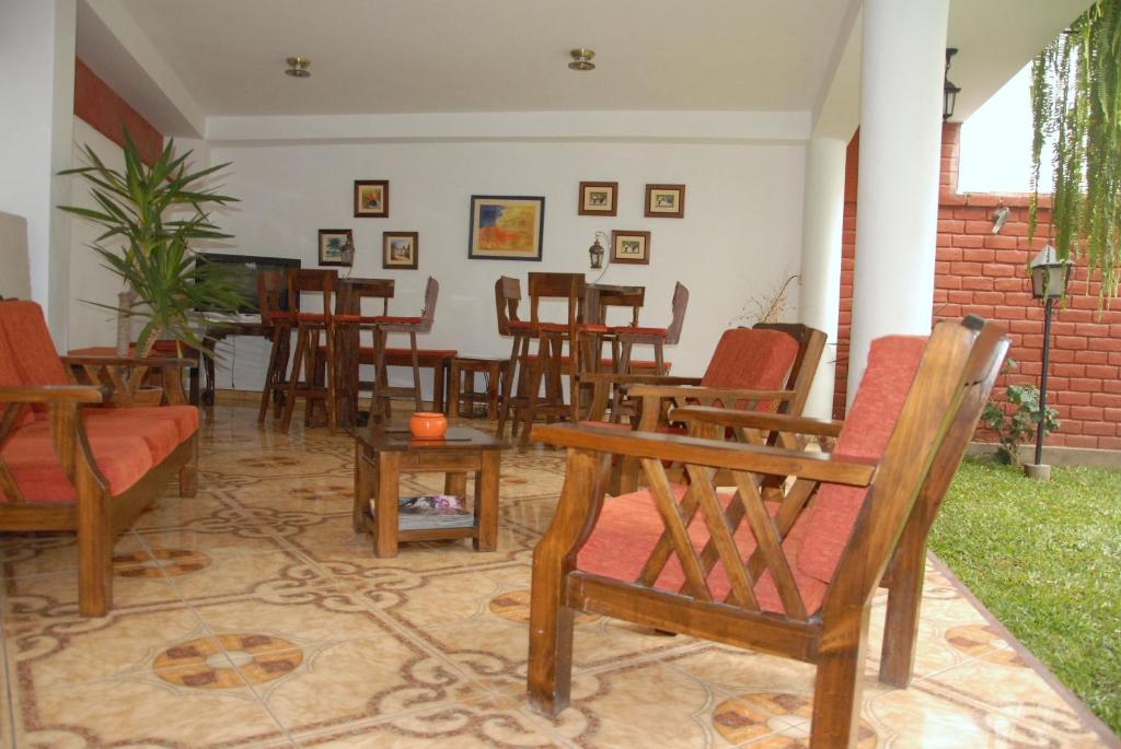 Posezení v ubytování Residencial Carlos
