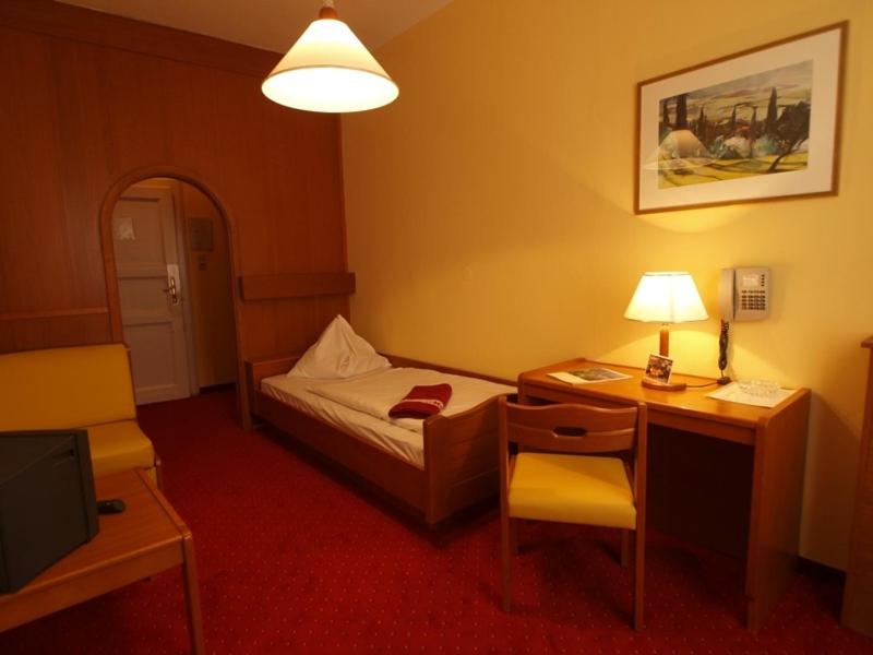 Posezení v ubytování Hotel Drei Hasen
