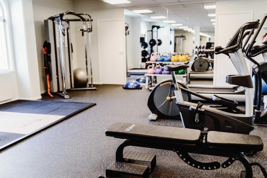 Fitness centrum a/nebo fitness zařízení v ubytování Piteå Stadshotell
