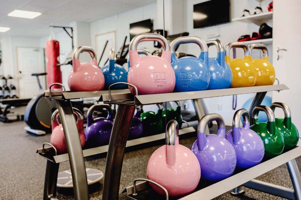 Fitness centrum a/nebo fitness zařízení v ubytování Piteå Stadshotell