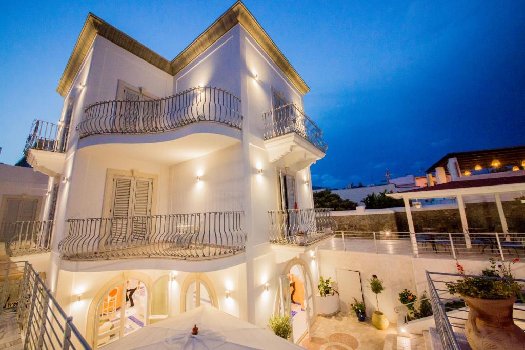 Balkón nebo terasa v ubytování Odysseus Hotel
