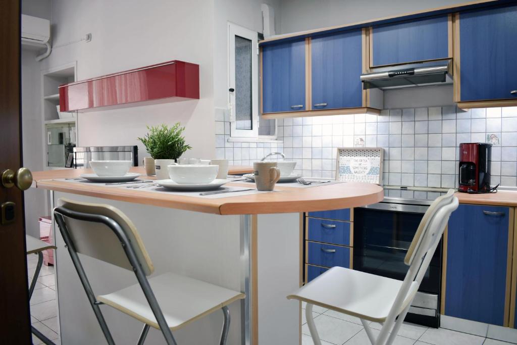 Kuchyňa alebo kuchynka v ubytovaní OLIVER SUITES