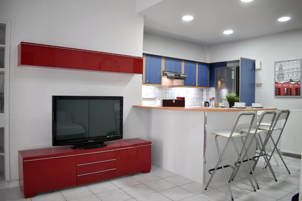 Kuchyňa alebo kuchynka v ubytovaní OLIVER SUITES