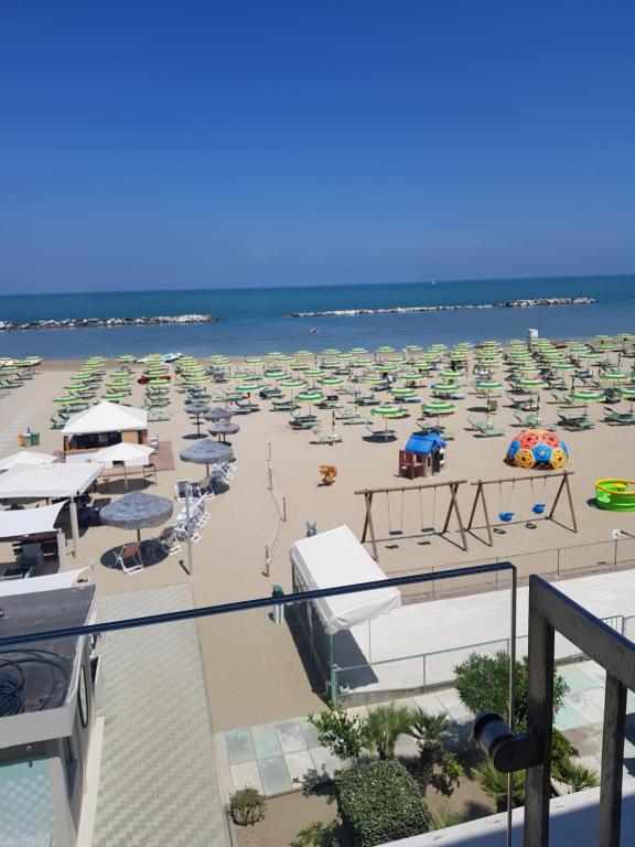 Nespecifikovaný výhled na moře nebo výhled na moře při pohledu z hotelu