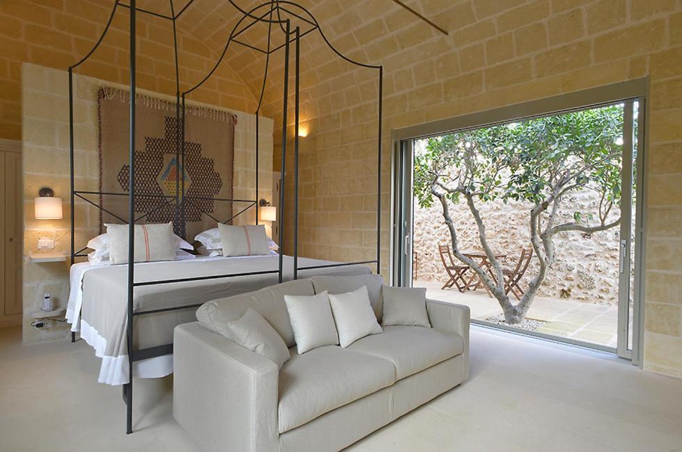 Posezení v ubytování Masseria Trapana