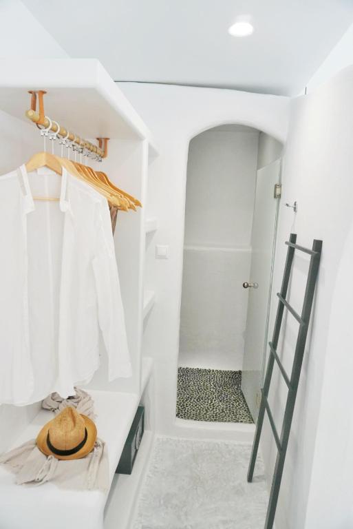 Kúpeľňa v ubytovaní Galini Hotel