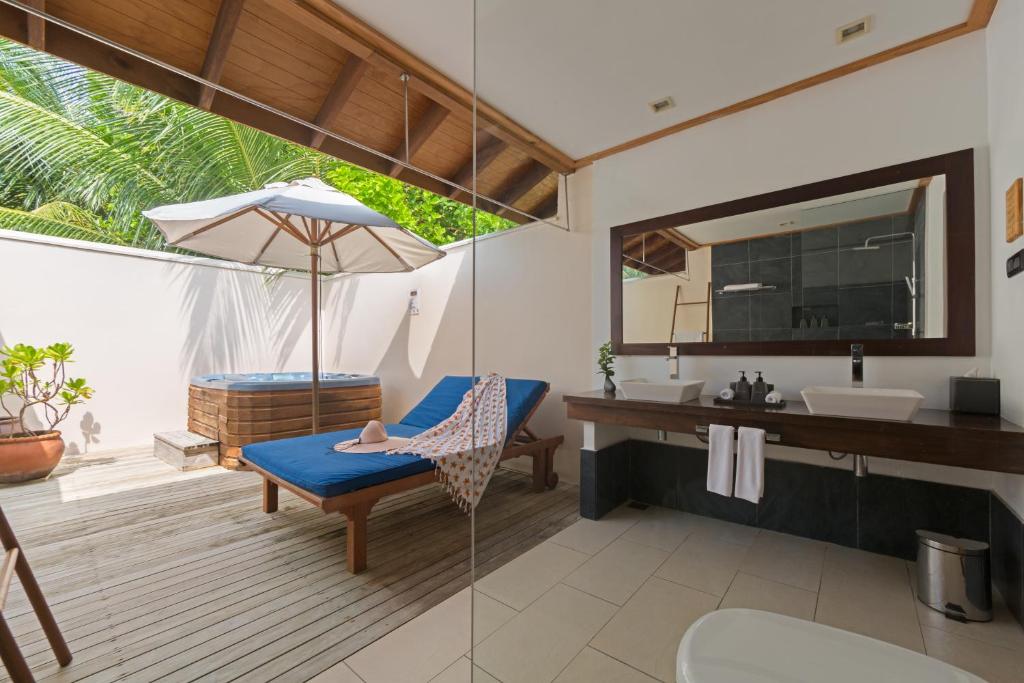 Patio nebo venkovní prostory v ubytování Vilamendhoo Island Resort & Spa