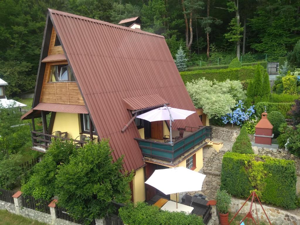 Zahrada ubytování Domek całoroczny Tresna Agata