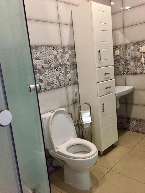 Koupelna v ubytování Westend Hotel Kyiv