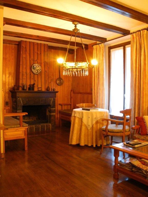 Posezení v ubytování Hotel Casa Frauca