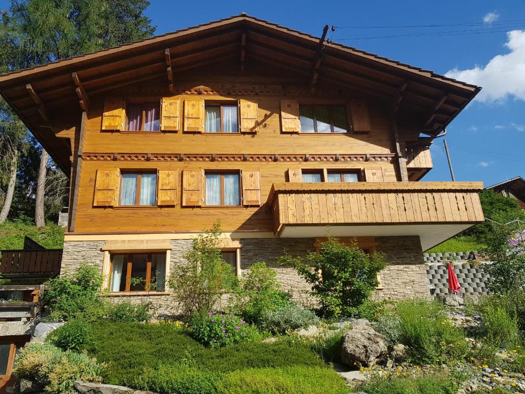 Zahrada ubytování Chalet Grüneggli