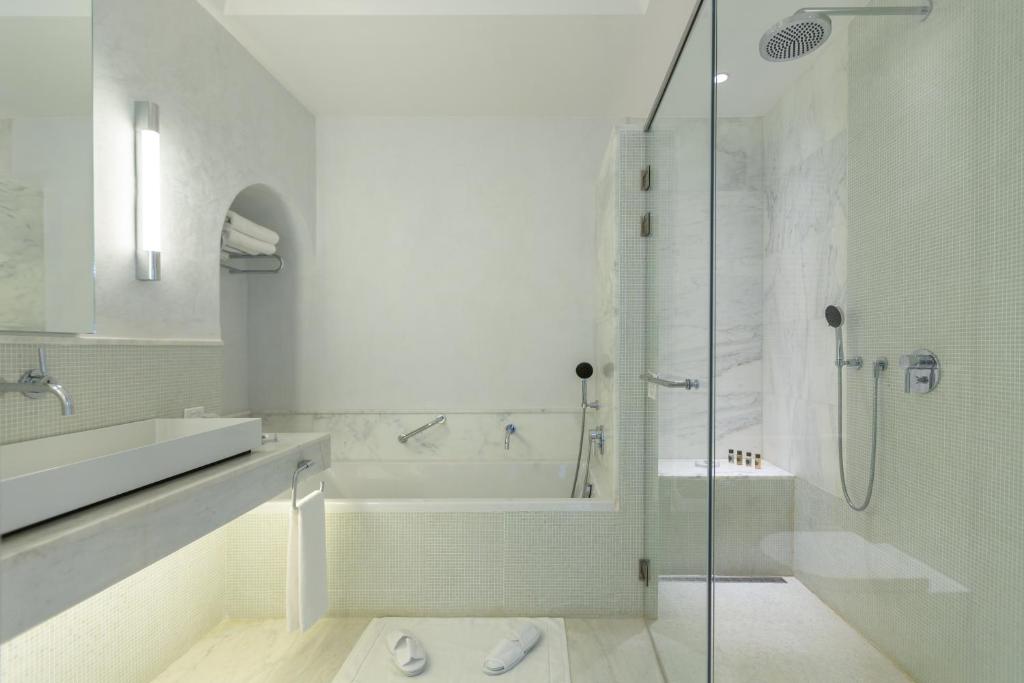 Koupelna v ubytování Dar El Jeld Hotel and Spa