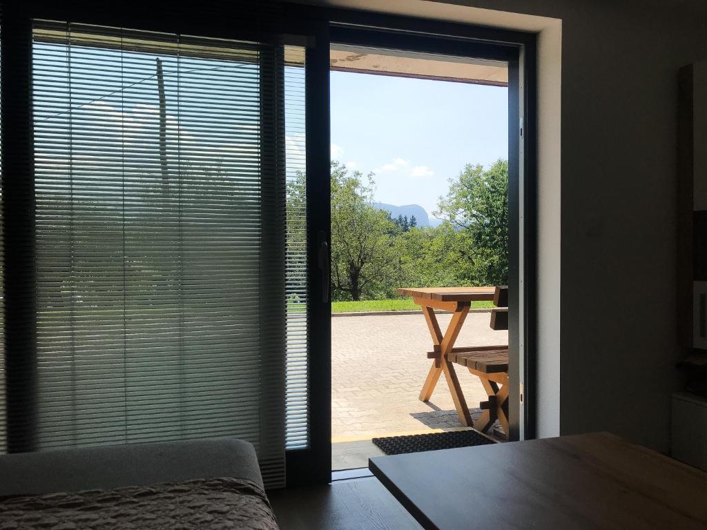 Balkón nebo terasa v ubytování Apartment Tosca near Vintgar and Lake Bled