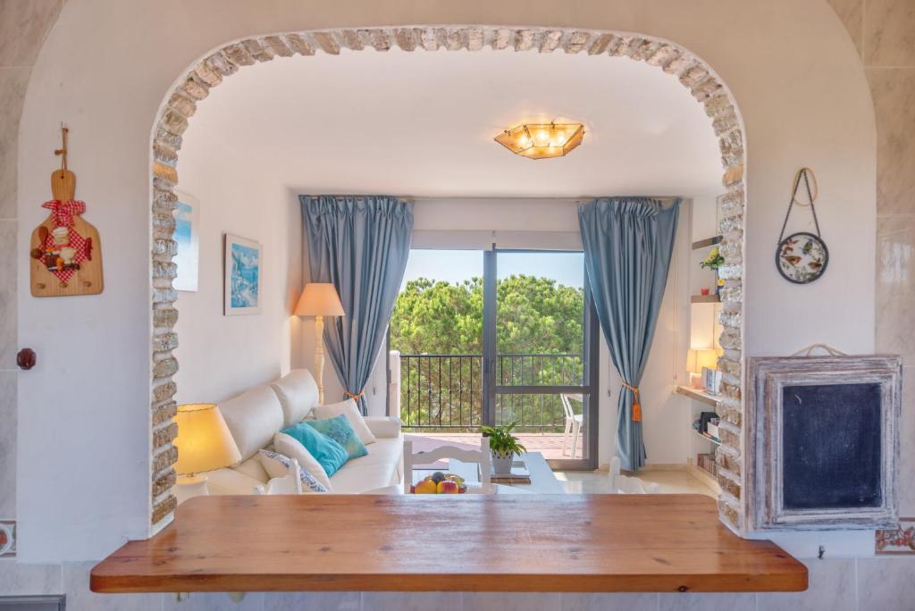 Część wypoczynkowa w obiekcie Beach Apartment Las Acacias Torrenueva