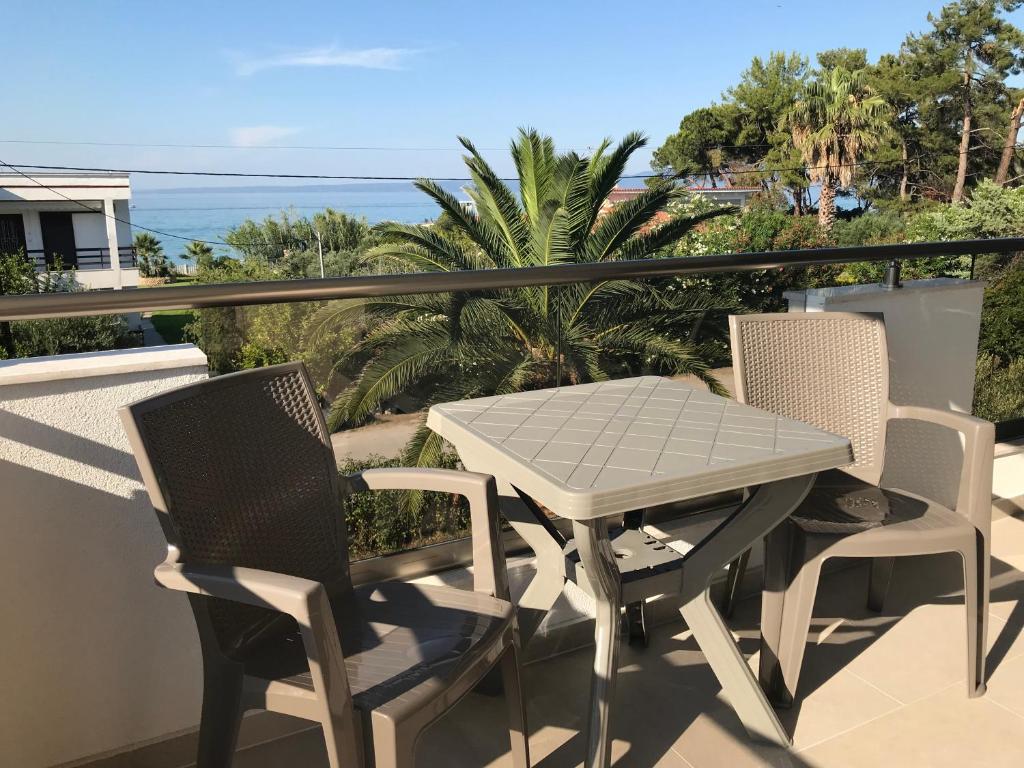 Balkón alebo terasa v ubytovaní Villa Diamantis Apartments