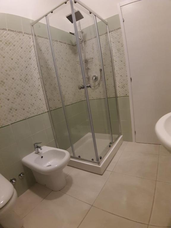 A bathroom at Le Quattro Rose