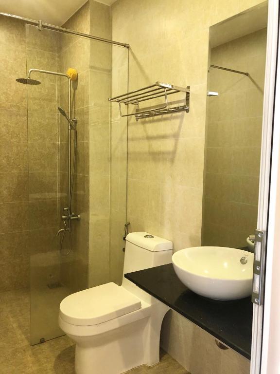Koupelna v ubytování Dao tien Homestay