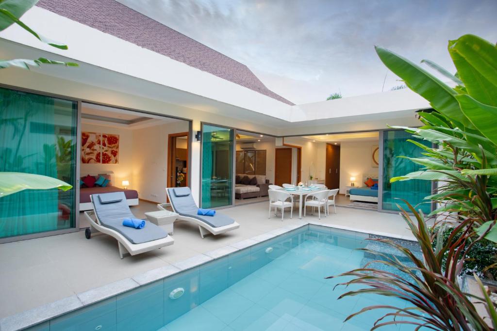 an image of a villa with a swimming pool at Villa Karina in Rawai Beach