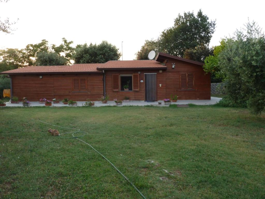 Zahrada ubytování 'O Chalet