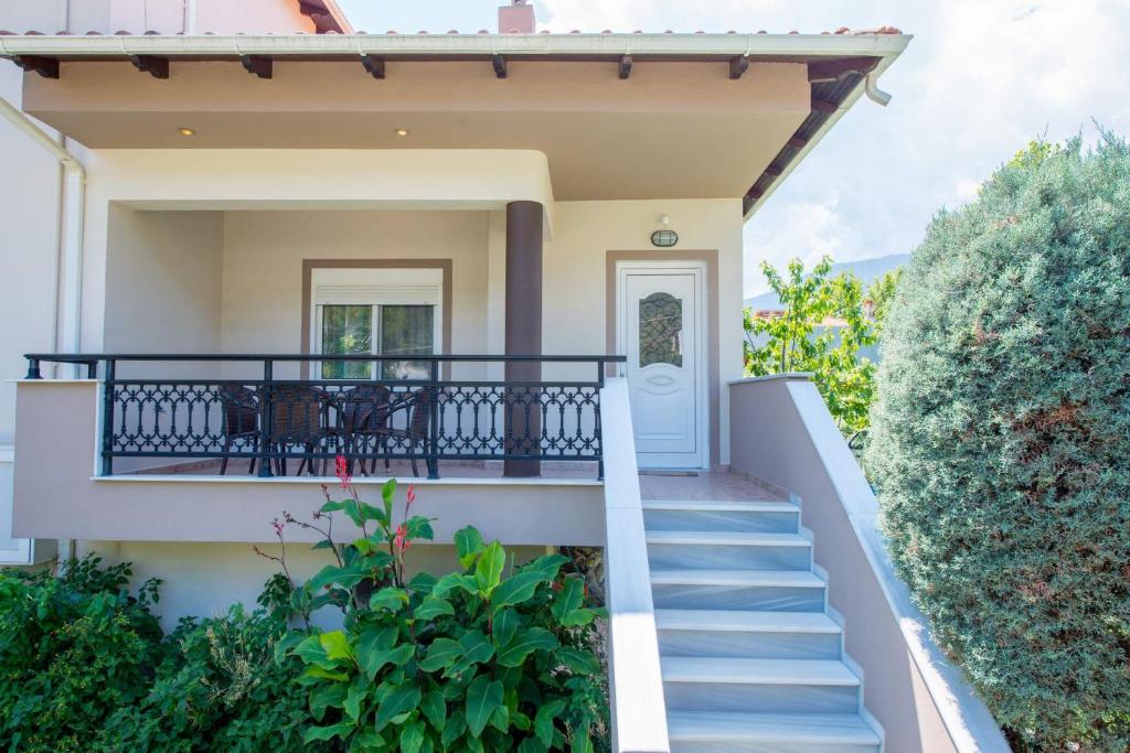 Balkón nebo terasa v ubytování Hotel Stefanos