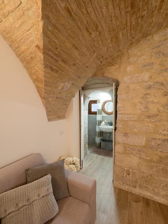 Część wypoczynkowa w obiekcie Residenza Porta Perlici Assisi Apartment