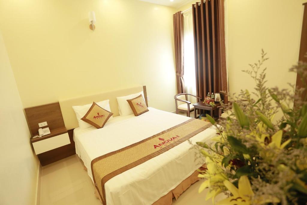 Postel nebo postele na pokoji v ubytování Anova 2 Hotel