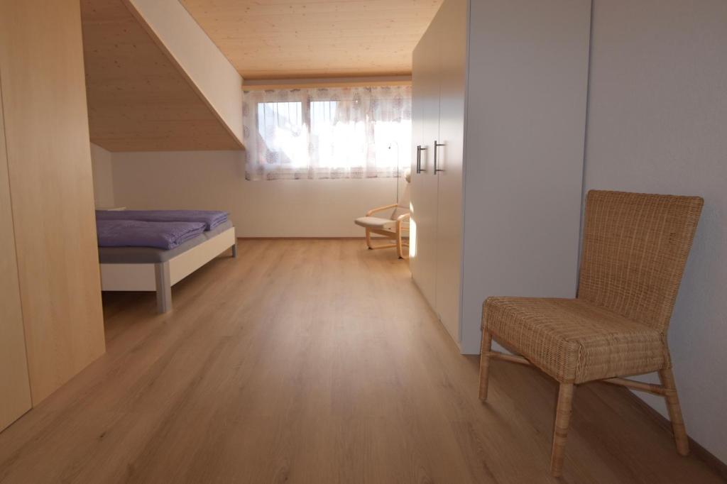 Postel nebo postele na pokoji v ubytování Ferienwohnung Gemeindematte