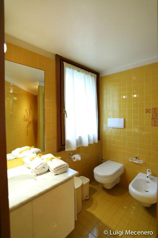 Koupelna v ubytování B&B San Nicolò