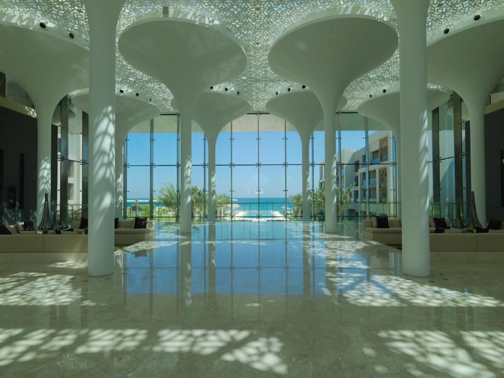 Bazén v ubytování Kempinski Hotel Muscat nebo v jeho okolí