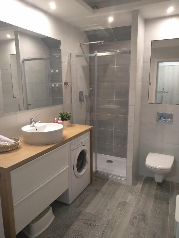 Kúpeľňa v ubytovaní Sunny Adventure Baltic Apartament