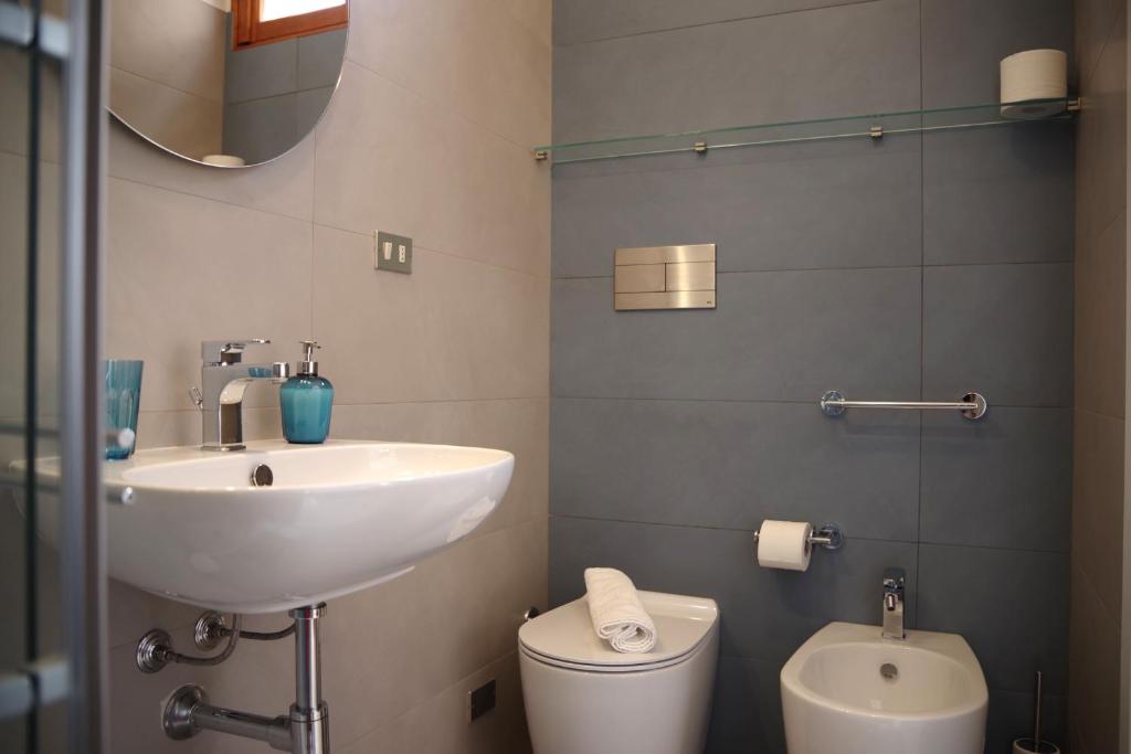 Koupelna v ubytování Corsaro B&B