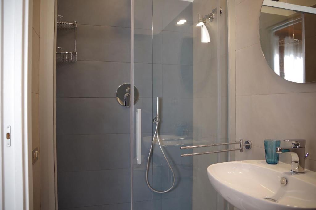 Koupelna v ubytování Corsaro B&B